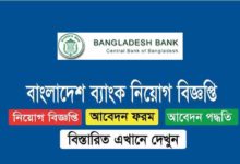 বাংলাদেশ ব্যাংক নিয়োগ বিজ্ঞপ্তি ২০২৩