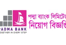পদ্মা ব্যাংক লিমিটেড নিয়োগ ২০২৩